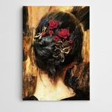 Dekolata Roses Modern Sanat 85x120 cm Kanvas Tablo