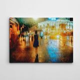 Dekolata Rusian Rain Woman Işıklı Kanvas Tablo 30 x 40 CM