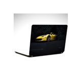 Dekolata Sarı Ferrari 38x27 cm Laptop Sticker