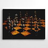 Dekolata Satranç Kanvas Tablo 120 x 170 CM