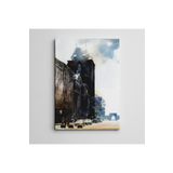 Dekolata Şehir ve Binalar Mini 100x140 cm Kanvas Tablo