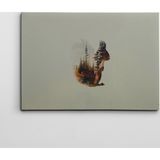 Dekolata Sincap ve Ağaçlar 50x70 cm Kanvas Tablo