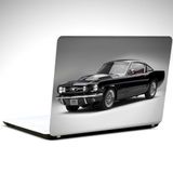 Dekolata Siyah Eski Mustang 38x27 cm Laptop Sticker