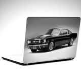 Dekolata Siyah Eski Mustang 39x27 cm Laptop Sticker