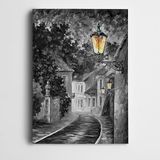 Dekolata Sokak Lambası Kanvas Tablo DK002042 140 x 200 CM