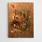 Dekolata Spatula Tasarım Modern Sanat Kanvas Tablo 30 x 40 CM
