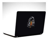 Dekolata Uydu ve Astronot 38x27 cm Laptop Sticker