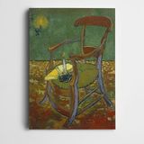 Dekolata Vincent Van Gogh De Stoel Van Gauguin Kanvas Tablo 20 x 30 CM