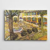 Dekolata vincent van Gogh Garten Des Hospitals in Arles Kanvas Tablo 60 x 85 CM