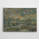 Dekolata Vincent Van Gogh Herinnering Aan Brabant Kanvas Tablo 50 x 70 CM