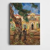Dekolata Vincent Van Gogh Hospital İn Saint Semy Kanvas Tablo 25 x 35 CM