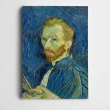 Dekolata Vincent Van Gogh Self Portrait Blue Color Kanvas Tablo 60 x 85 CM