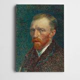 Dekolata Vincent Van Gogh Self Portrait Red Kanvas Tablo 50 x 70 CM