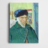 Dekolata Vincent Van Gogh Self Portrat Bandaged Ear Kanvas Tablo 50 x 70 CM