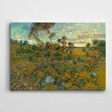 Dekolata Vincent Van Gogh Sunset At Montmajour 1888 Kanvas Tablo 30 x 40 CM
