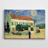 Dekolata Vincent Van Gogh White House Night Kanvas Tablo 40 x 60 CM