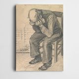 Dekolata Vincent Van Gogh Worn Out Drawing Kanvas Tablo 100 x 140 CM