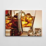 Dekolata Viski 70x100 cm Kanvas Tablo