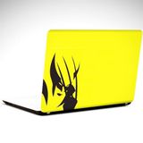 Dekolata Wolwerine Sarı Siyah 25x19 cm Laptop Sticker
