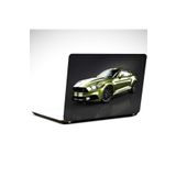 Dekolata Yeşil Ford Mustang 25x19 cm Laptop Sticker