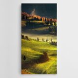 Dekolata Yeşillikler Sisler Kanvas Tablo 100 x 200 CM