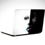 Dekolata Yüz Siyah Beyaz 38x27 cm Laptop Sticker