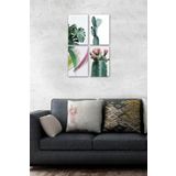 Dekolia By Foresta Concept DKH082 Lazer Kesimli 4 lü 15x23 cm Mdf Tablo