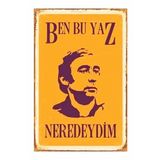 Dekolia Kuşe Kağıt Duvar Posteri Ben Bu Yaz Neredeydim Şener Şen Retro Vintage Drtr0010