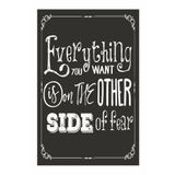 Dekolia Kuşe Kağıt Duvar Posteri Everything You Want Retro Vintage Drtr0034