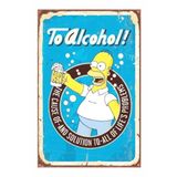 Dekolia Kuşe Kağıt Duvar Posteri Simpsonlar Retro Vintage Drtr0039