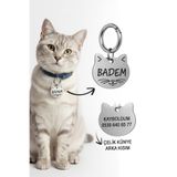 dekoliva Kedi Metal Paslanmaz Çelik Kedi Künyesi Köpek Künyesi