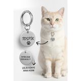 dekoliva Paslanmaz Çelik Kedi Köpek Künyesi İsimlik