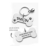 dekoliva Paslanmaz Çelik Köpek Künyesi Metal İsimlik