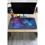 Dekomod Dijital Baskı Bilgisayar Klavye Altlığı Masa Düzenleyici Oyuncu Mouse Pad Mat 40*80 - Kaymaz - Kırmızı