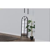 Dekomodern Kure Dekoratif Boy Aynası 70×174 Cm – Siyah Metal Çerçeve
