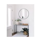 DEKOMODERN Metal Modern Yuvarlak Antre Duvar Aynası 70cm
