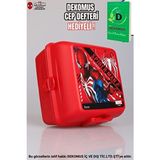"dekomus Cep Defteri Hediyeli" Lisanslı 2 Katlı Beslenme Kutusu / Lunch Box - Altın