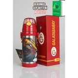"dekomus Cep Defteri Hediyeli" Lisanslı Galatasaray Leon Askılı Çelik Matara 500 ml - 1 - 00-Siyah