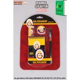 "dekomus Cep Defteri Hediyeli" Yeni Sezon Lisanslı Galatasaray 4'lü Kırtasiye Seti Not Defteri, Silgi,kalemtraş,geçmeli Kurşun Kalem - Siyah - 1