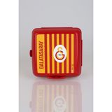 "DEKOMUS CEP DEFTERİ HEDİYELİ" YENİ SEZON LİSANSLI GALATASARAY ÇİZGİLİ 2 KATLI BESLENME KUTUSU / LUNCH BOX - 1 - Sarı