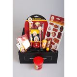 DEKOMUS GIFT BOX ÖZEL KUTULU GALATASARAY "ASLANIN GÜCÜ" KIRTASİYE SETİ POST-IT,3D STICKER,UÇLU KALEM,AIRPODS KALEMTRAŞ