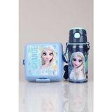 DEKOMUS İLE LİSANSLI FROZEN SALTO HIDDEN TRUTH ÇELİK MATARA 500 ML VE 2 KATLI BESLENME KABI YEMEK SETİ