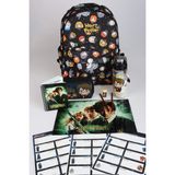 Dekomus Ile Lisanslı Harry Potter Büyük Boy Okul Çantası,kalem Çantası ve Trıtan Matara 500 ml Ile Kırtasiye Seti - 1 - Lacivert