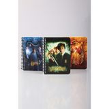 Dekomus Ile Lisanslı Harry Potter Spırallı A6 Çizgili Not Defteri / Bloknot - Mavi - 1