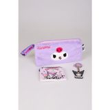 DEKOMUS İLE LİSANSLI YENİ SEZON KUROMI PELUŞ BASIC EL ÇANTASI,PARA ÇANTASI VE ZİNCİRLİ ANAHTARLIK SETİ