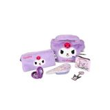 DEKOMUS İLE LİSANSLI YENİ SEZON KUROMI PELUŞ BASIC KOL ÇANTASI,EL ÇANTASI,PARA ÇANTASI,AYNALI SAÇ FIRÇASI,TARAK VE ZİNCİRLİ ANAHTARLIK SETİ