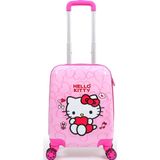 DEKOMUS İLE TÜRKİYE'DE İLK VE TEK YENİ SEZON LİSANSLI HELLO KITTY 40 CM KABİN BOY BAVUL / VALİZ