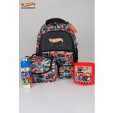 DEKOMUS İLE YENİ SEZON LİSANSLI HOT WHEELS OKUL,BESLENME,KALEM ÇANTASI İLE MATARA,BESLENME KABI SETİ