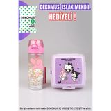 DEKOMUS İLE YENİ SEZON LİSANSLI MY MELODY&BEST FRIENDS HELLO KITTY,KUROMI 500 ML MATARA VE 2 KATLI BESLENME KUTUSU /LUNCH BOX SETİ "ISLAK MENDİL HEDİYELİ" - 1 - 12M-Krem
