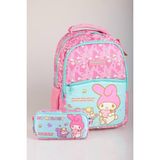 Dekomus Ile Yeni Sezon Lisanslı My Melody&best Frıends "melopınk Koleksiyonu" Okul ve Kalem Çantası Seti - 1 - 12M-Krem